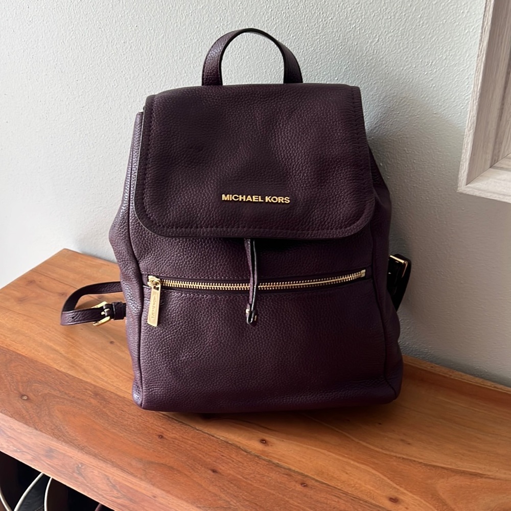 Michael Kors Backpack purse-Leather